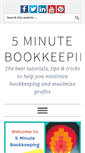 Mobile Screenshot of 5minutebookkeeping.com